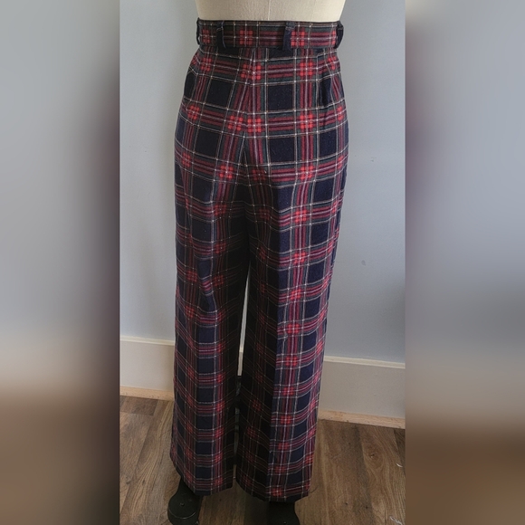 Charter Club Corduroy Scottish Plaid Cotton Pants Size 12 - Picture 3 of 12